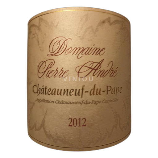 Valle del Rodano Châteauneuf-du-Pape Domaine Pierre André 2012