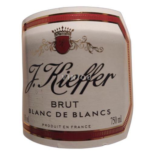 Champagne Šampanské J.kieffer Brut Blanc de Blancs Neročník