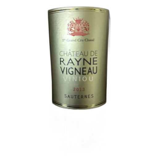 Bordeaux Sauternes Château de Rayne Vigneau 2013