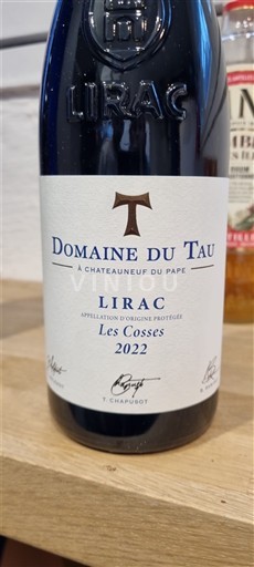 Thung lũng Rhône Lirac Domaine Tau Les Cosse 2022