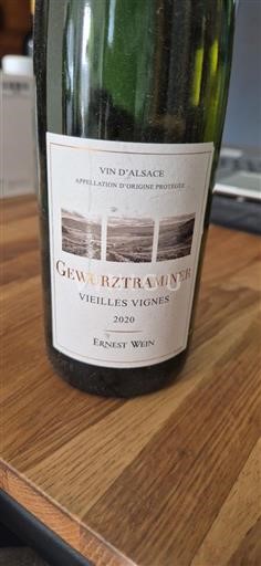 Alsace Gewurztraminer Ernest Wein Vieilles Vignes 2020