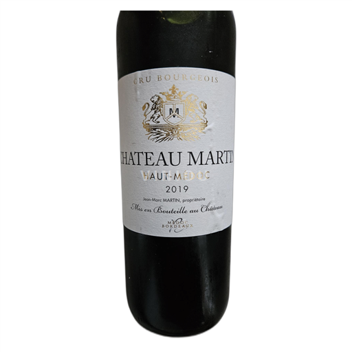 Bordeaux Haut-Médoc Château Martin Cru Bourgeois 2019
