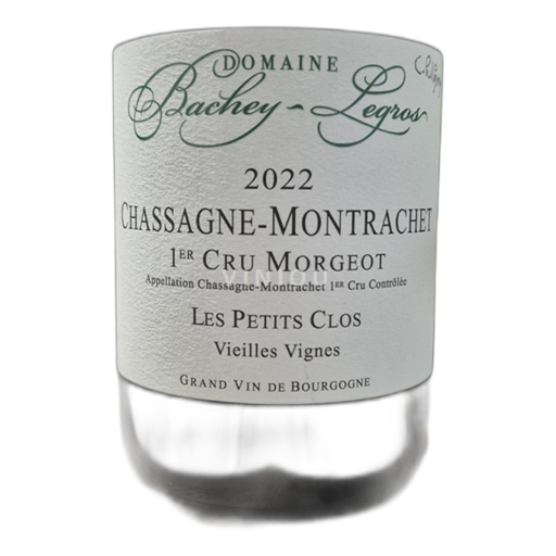Burgundy Chassagne-Montrachet Domaine Bachey-Legros Morgeot Les Petits Clos 2022