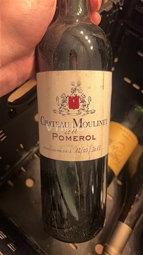 Bordeaux Pomerol Château Moulinet 2011