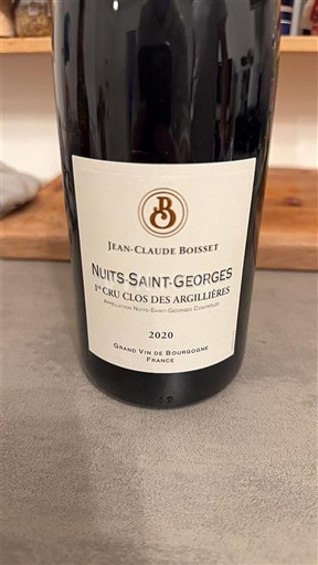 Borgoña Nuits-Saint-Georges Premier Cru Jean-Claude Boisset 1er Cru Clos des Argillières 2020