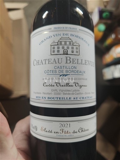 Bordeaux Castillon-côtes-de-bordeaux Château Bellevue Vieilles Vignes 2021