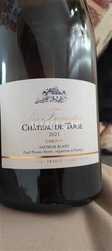 Vallée de la Loire Saumur Château Targé Les Fresnettes 2021