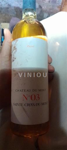 Bordeaux Sainte-Croix-Du-Mont Château Mont N°03 2019