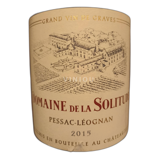 Bordeaux Pessac-Léognan Domaine de la Solitude 2015