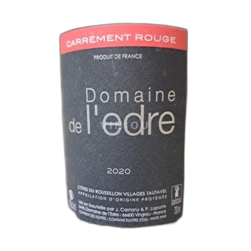 Roussillon Côtes-du-roussillon-villages Domaine L'Edre Carrément Rouge 2020