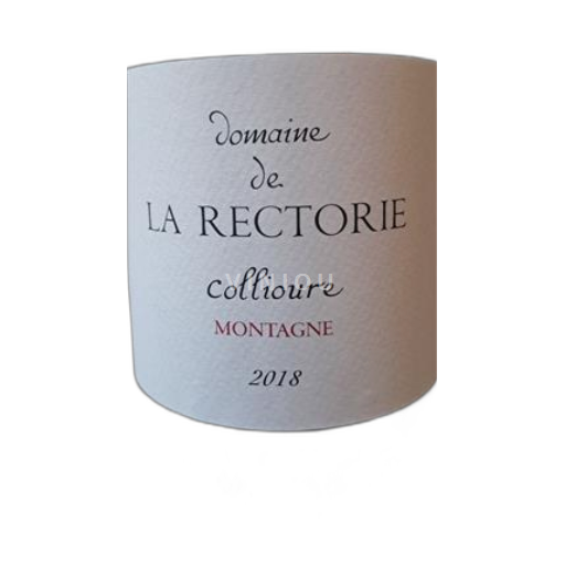 Roussillon Collioure Domaine La Rectorie Montagne 2018