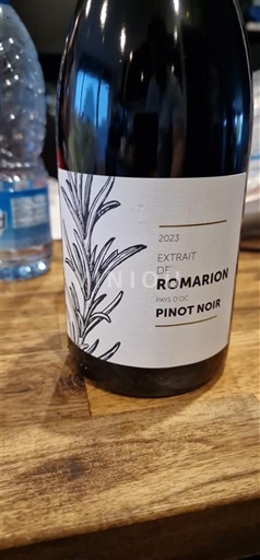 Languedoc in Roussillon Pays d'Oc Romarion Extrait de Romarion 2023