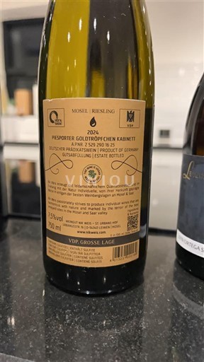 Mosela Nik Weis Piesporter Goldtröpfchen Kabinett Riesling 2024