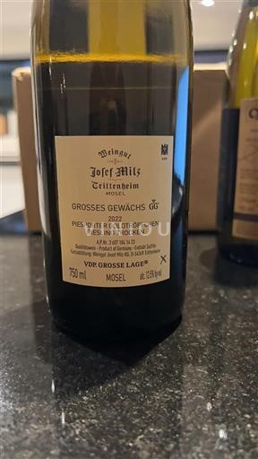 Moselle Mosel Weingut Josef Milz Piesporter Goldtröpfchen Grosses Gewächs 2022