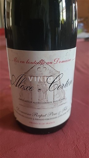 Borgonha Aloxe-Corton Rapet Père et Fils 1998