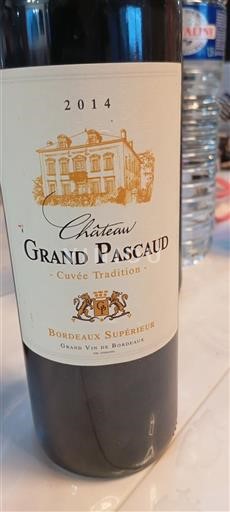 Bordeaux Bordeaux Supérieur Château Grand Pacaud Tradition 2014