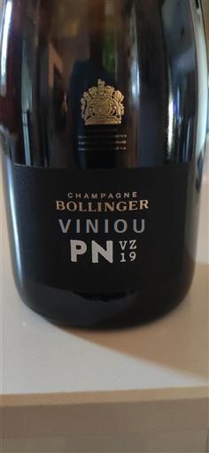 Champagne Bollinger PN VZ 19 2019