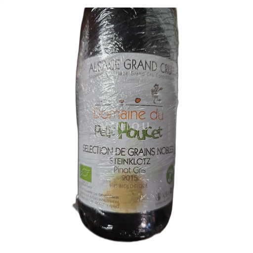 Elzas Pinot gris Sélection de Grains Nobles Domaine Petit poucet Steinklotz 2015