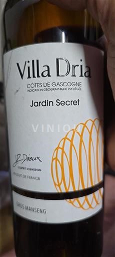 Sud-Ouest Côtes de Gascogne Villa Dria Jardin Secret 2020