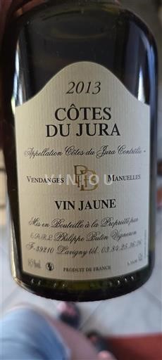 Jura Côtes-du-jura Philippe Butin 2013