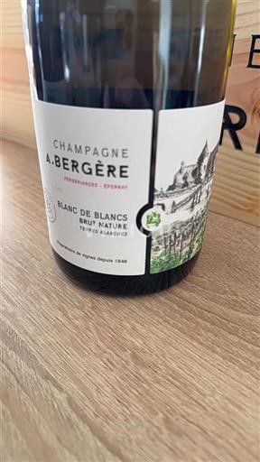 Champagne Không được chỉ định A. Bergère Blanc de Blancs Không niên vụ
