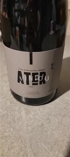 Roussillon Côtes du Roussillon Villages Domaine Sol Payré ATER 2018