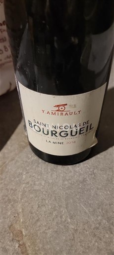 Vallée de la Loire Saint-Nicolas-De-Bourgueil Y. Amirault La Mine 2018