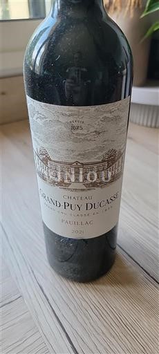 Bordeaux Pauillac Grand Cru Château Grand-Puy Ducasse 2021