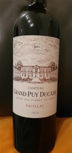 Bordeaux Pauillac Grand Cru Château Grand-Puy Ducasse 2021