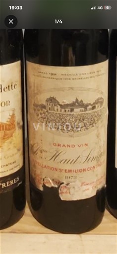 Bordeaux Saint-Émilion Château Haut-Simard 1978