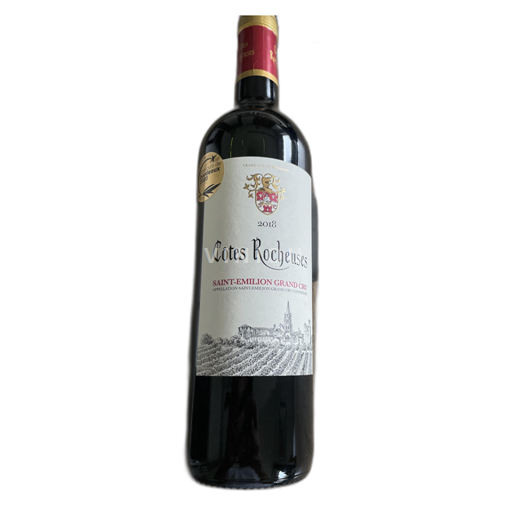Burdeos Saint-Émilion Gran Cru Côtes Rocheuses 2018