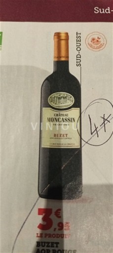 Zuidwest-Frankrijk Buzet Château Moncassin 2023