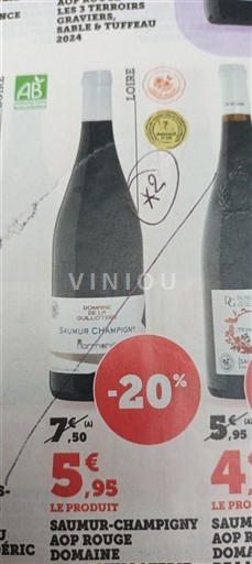 Thung lũng sông Loire Saumur-champigny Domaine Grosbois 2024