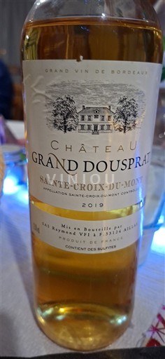 Burdeos Sainte-Croix-Du-Mont Château Grand Dousprat 2019