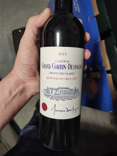 Bordeaux Saint-Émilion Grand Cru Grand Cru Grand Corbin-Despagne 2015