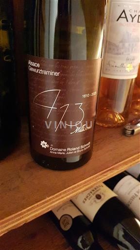 Alsace Gewurztraminer Domaine Roland Schmitt 413 Millésimes 2023