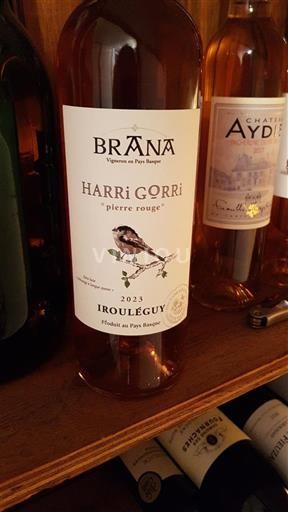 Zuidwest-Frankrijk Irouléguy Domaine Brana Harri Gorri Pierre Rouge 2023