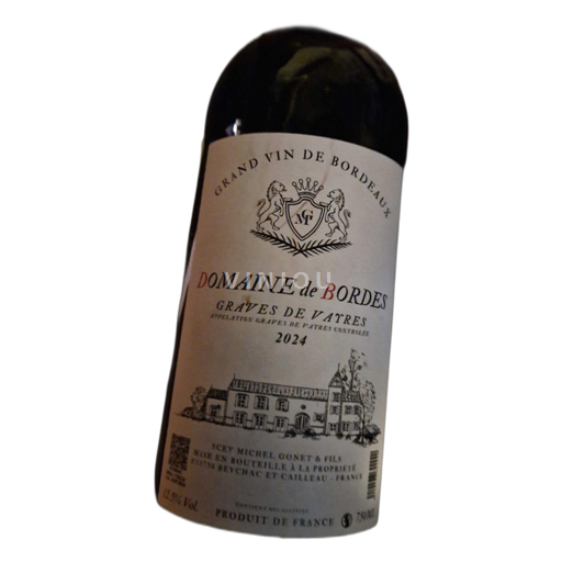 Bordeaux Nespecifikováno Grave de Vayres Domaine de Bordes 2024