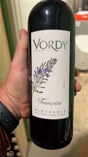 Languedoc Minervois Domaine Vordy Françoise 2020