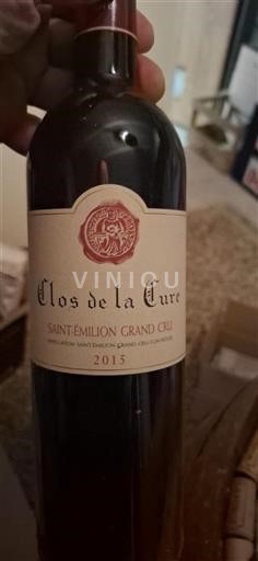 Bordeaux Saint-Émilion Grand Cru Clos de la Cure 2015