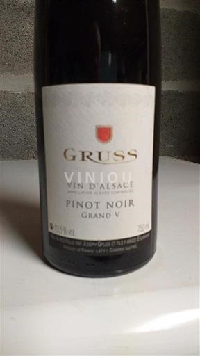Alsace Pinot noir Grand Cru Gruss Grand V 2019