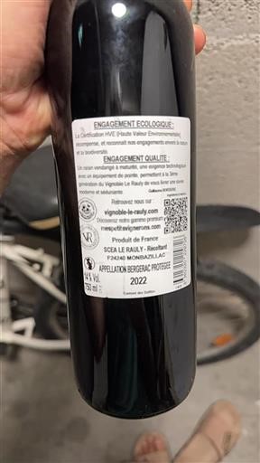 Sud-Ovest Bergerac Vignoble Le Rauly 2022