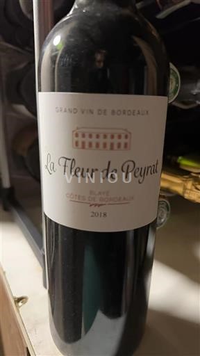 Burdeos Blaye-Côtes de Burdeos La fleur de Peyrat 2018