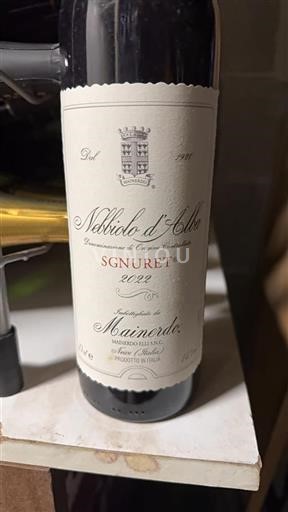 Piedmont Wines Nebbiolo d'Alba Mainerdo Sgnuret 2022