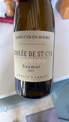 Valle della Loira Saumur Arnaud Lambert Coulée de St-Cyr 2021