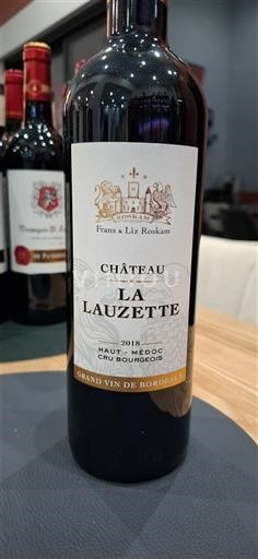 Vinos Rouge sec Château La Lauzette 2018 Francia Burdeos Haut-Médoc AOC