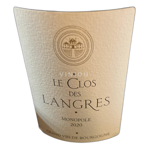 Bourgogne Côte de Nuits-byar Le Clos des Langres Monopole 2020
