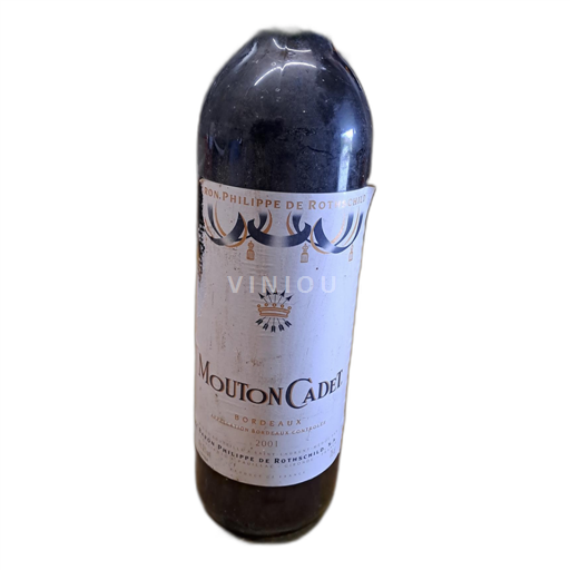 Bordeaux Baron Philippe de Rothschild Mouton Cadet 2001