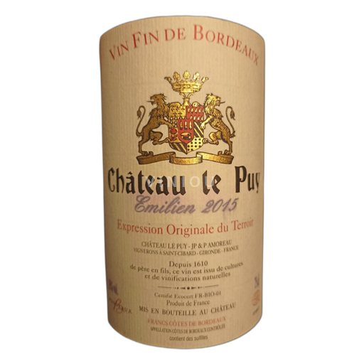 Bordeaux Côtes-de-Bordeaux Château le Puy Émilien 2015