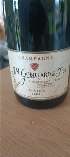 Champaña Champán J.M. Gobillard & Fils Tradition Sin añada